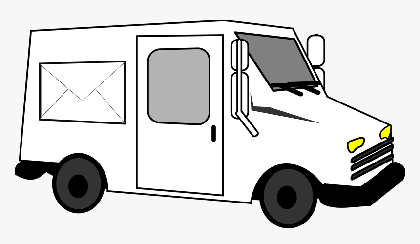 Mail Clipart Mail Truck - Mail Truck Clipart, HD Png Download, Free Download