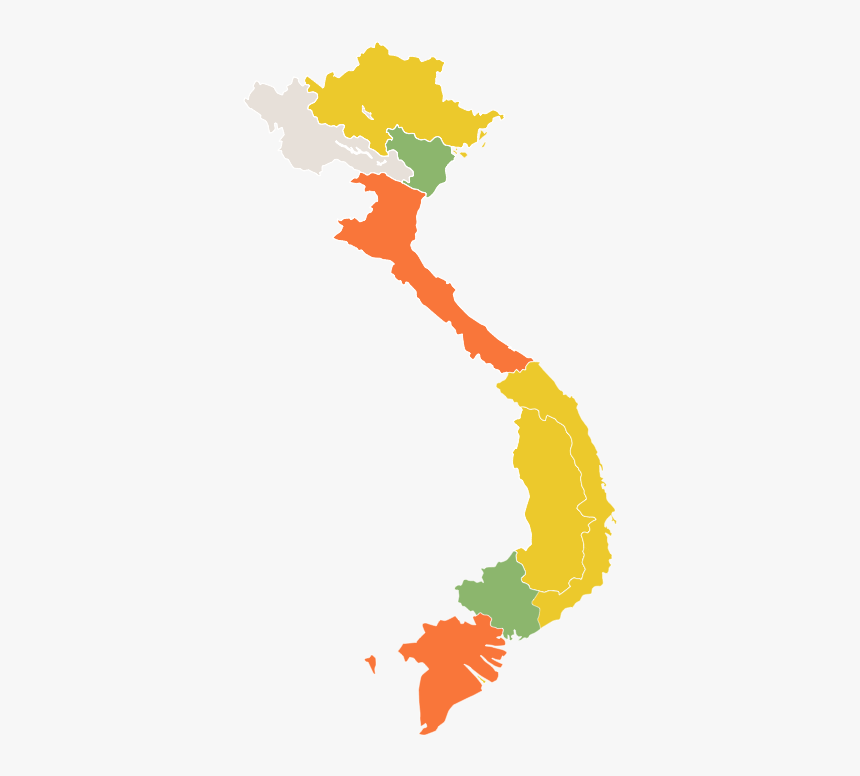 Vietnam Map Provinces, HD Png Download, Free Download