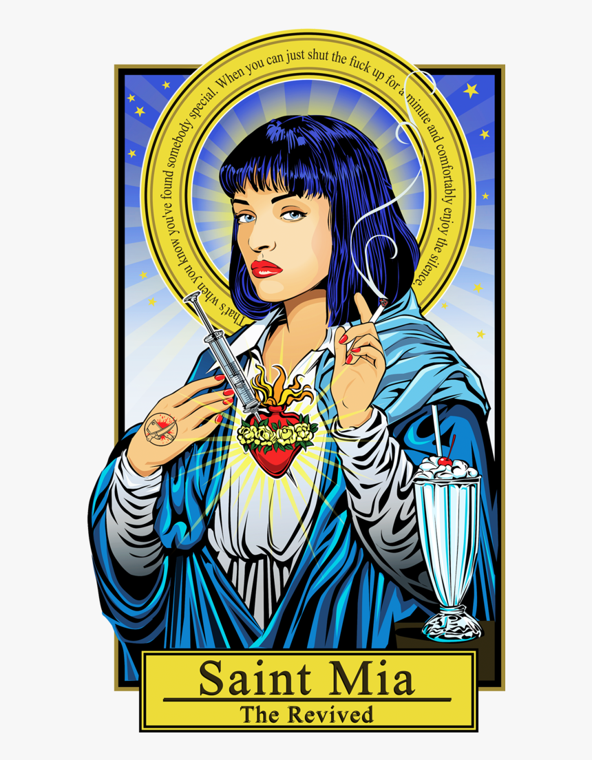 Saint Mia Pulp Fiction, HD Png Download, Free Download