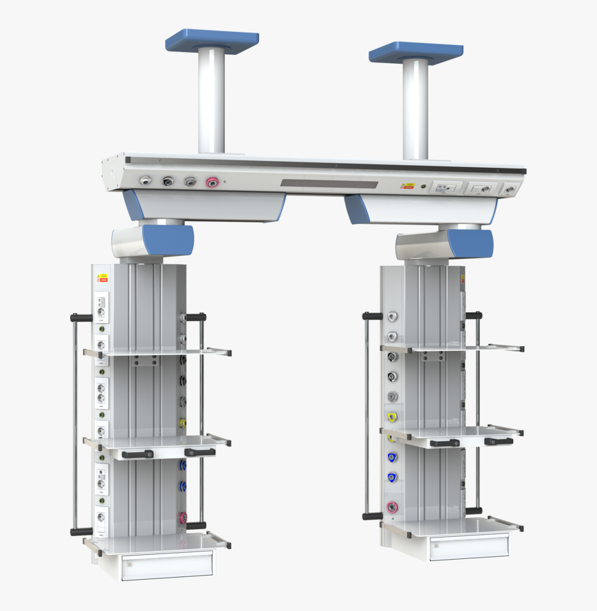 Bridge Medical Console Caduceus Cb - О4 Реанимационная Консоль Потолочная Мостовая, HD Png Download, Free Download