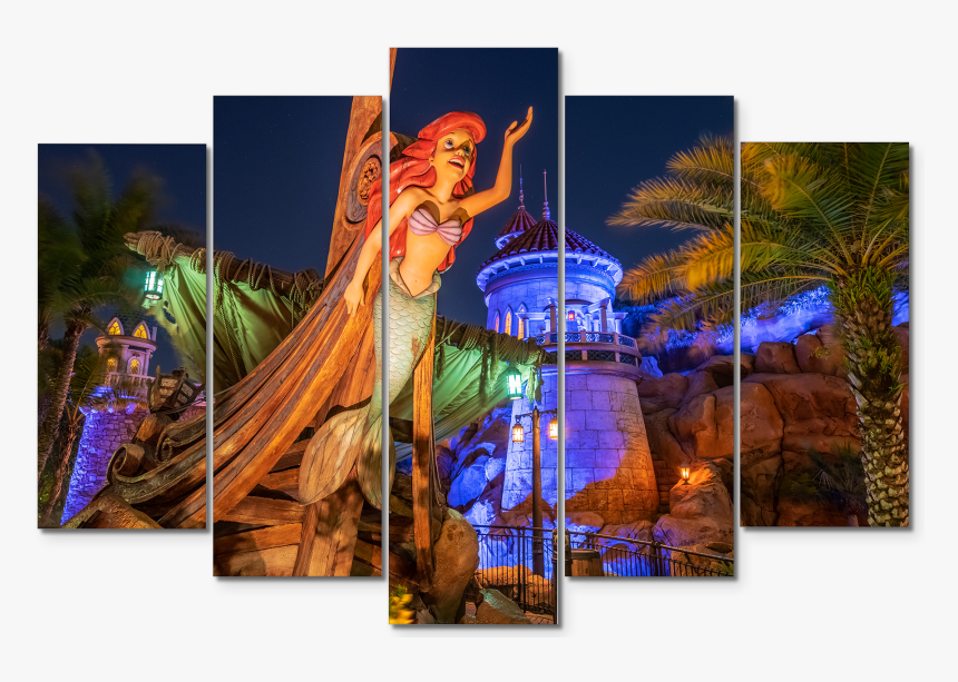 Ariel And Prince Erics Castle - Creative Arts, HD Png Download, Free Download