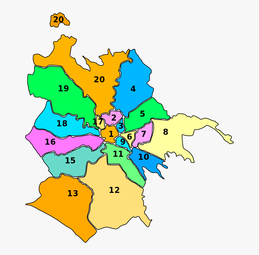 14 Districts Of Rome, HD Png Download, Free Download