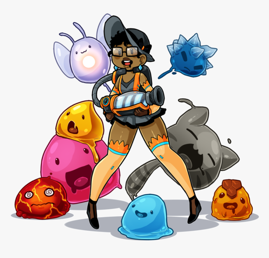 Slime Rancher Arlymone By Arleedraw Indie Game - Slime Rancher All Characters, HD Png Download, Free Download