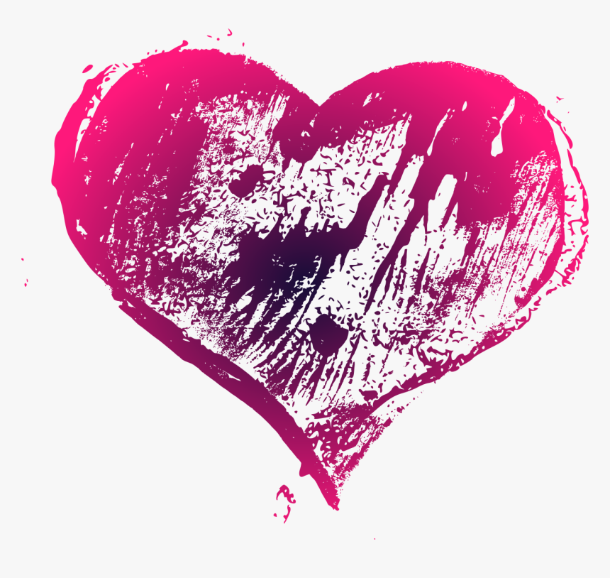 Grunge Heart 3 - Heart Grunge Png, Transparent Png, Free Download