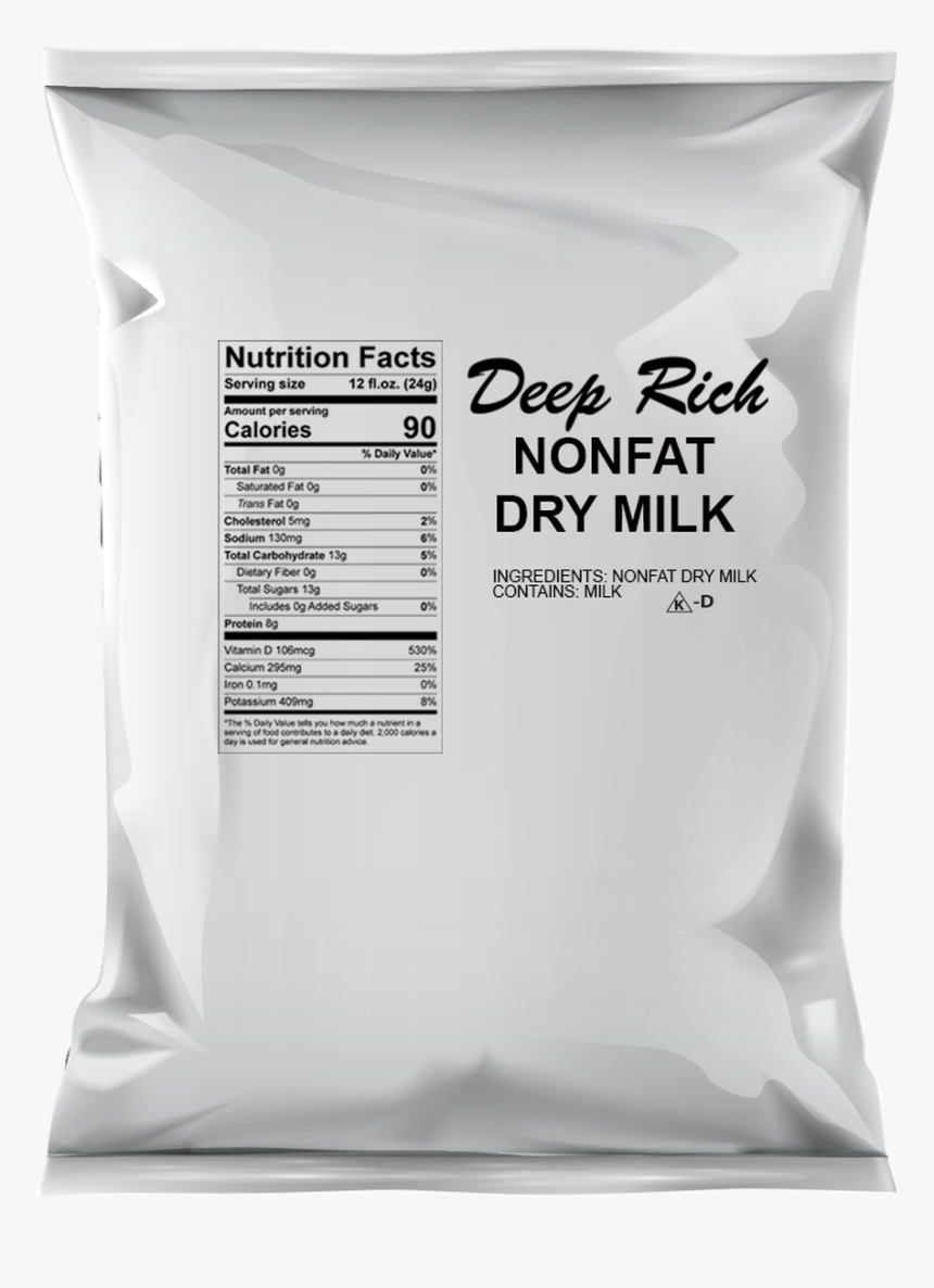 Deep Rich Nonfat Dry Milk 1 Lb - Dry Milk, HD Png Download, Free Download