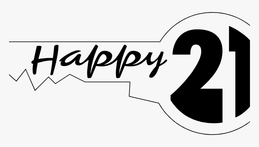 Download Cosy 21st Birthday Pictures Clip Art - Calligraphy, HD Png Download, Free Download