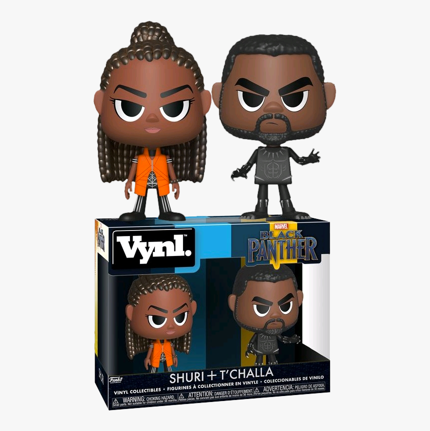 Black Panther & Shuri Vynl - Shuri Black Panther Figure, HD Png Download, Free Download