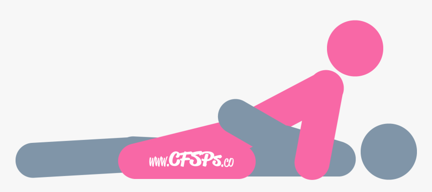 An Illustration Of The La - Sex Position Reverse Cowgirl Laying Back, HD Png Download, Free Download