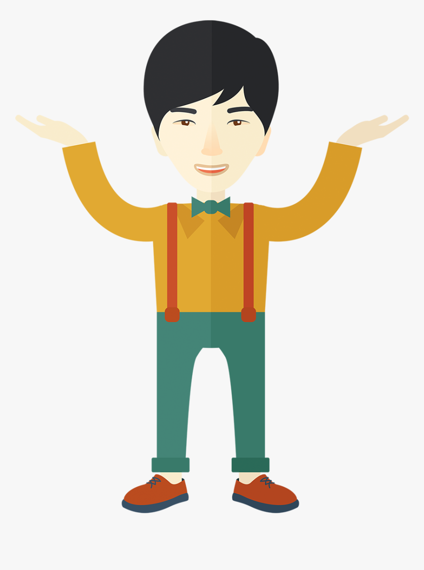 Cartoon Asian Guy Clipart , Png Download - Real Estate Agent Vector, Transparent Png, Free Download