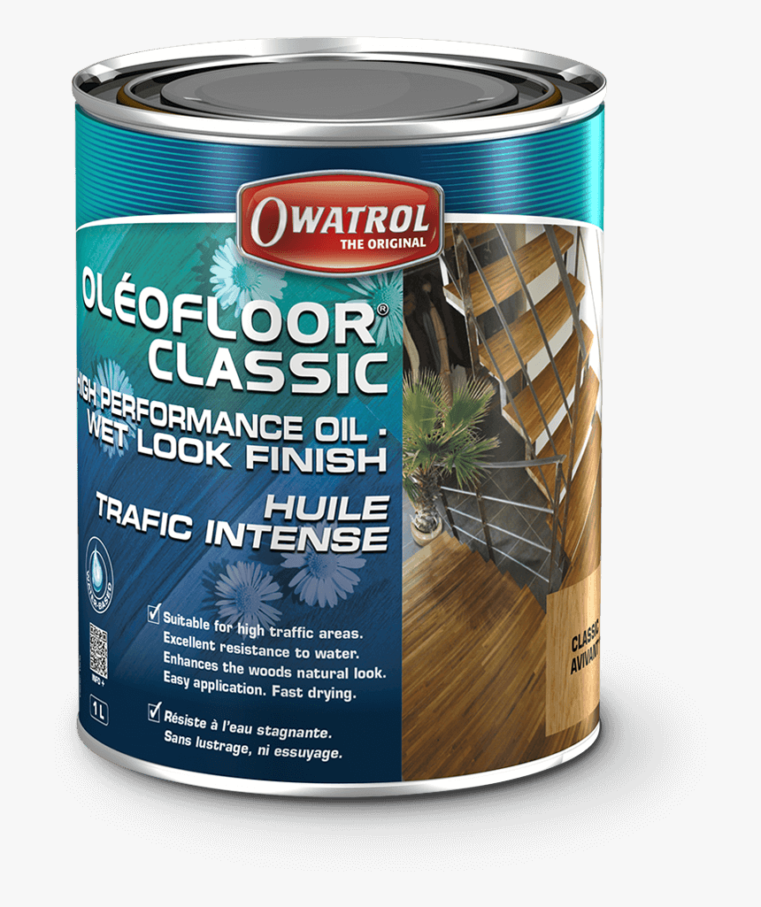 Oleofloor Classic 1l Wood Floor Oil - Plywood, HD Png Download, Free Download
