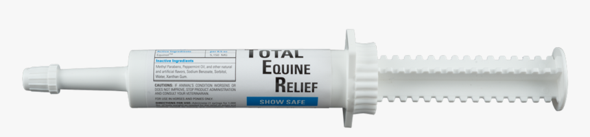 Total Equine Relief Oral Syringe - Syringe, HD Png Download, Free Download