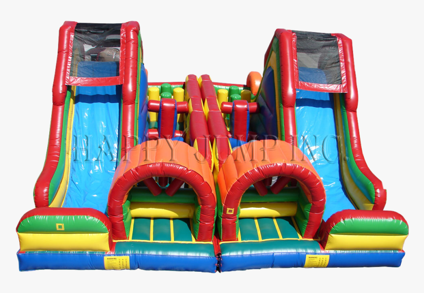 #jumphouse #waterslide #bounce #house #blowup #freetoedit - Obstacle Course Water Slide Rental, HD Png Download, Free Download