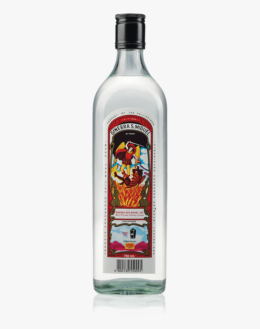 Thumb Image - Ginebra San Miguel Gin Barangay Bottle, HD Png Download, Free Download