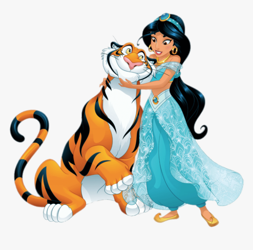 Jasmine And Rajah The Tiger - Jasmine And Rajah, HD Png Download, Free Download