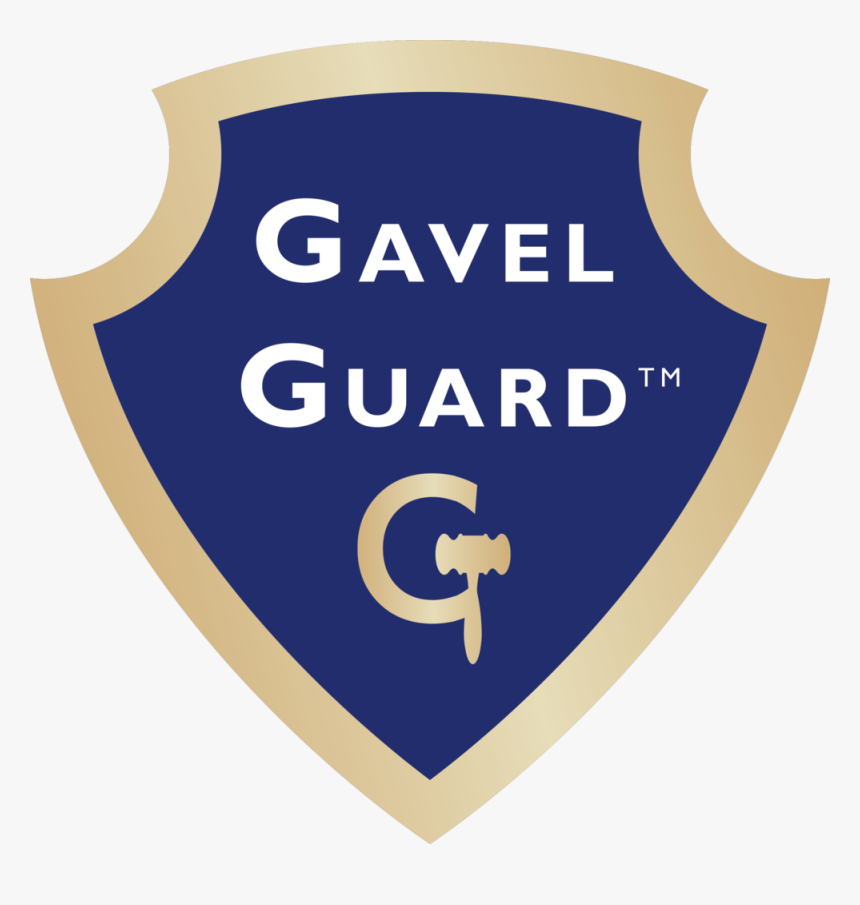 Gavel Guard Horizontal White - Emblem, HD Png Download, Free Download
