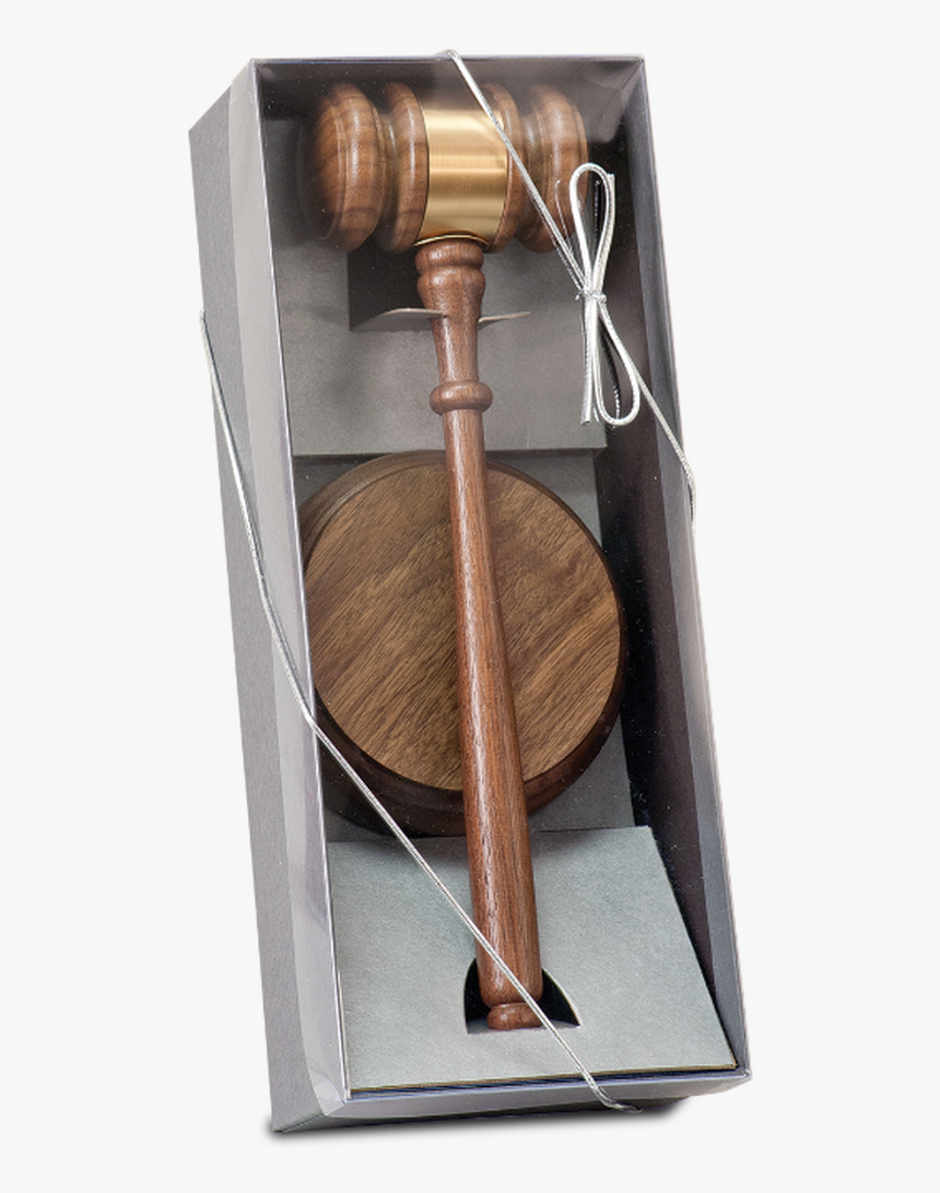 Walnut Gavel Director"s Set With 10 Gavel & Sounding - Plywood, HD Png Download, Free Download
