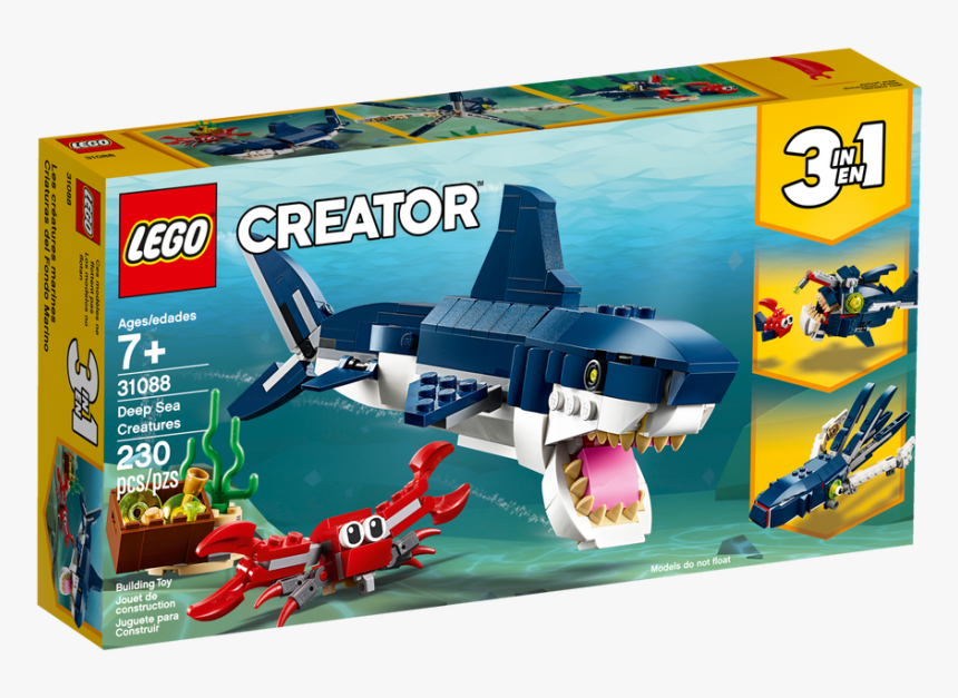 Lego Creator Creatures Deep Sea Creatures, HD Png Download, Free Download