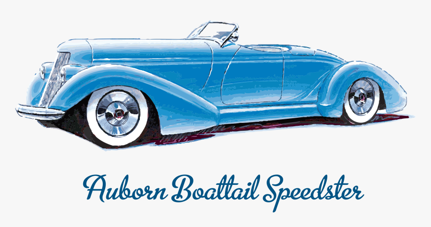 Logo Clipart Auburn - Auburn Boattail Speedster Art, HD Png Download, Free Download