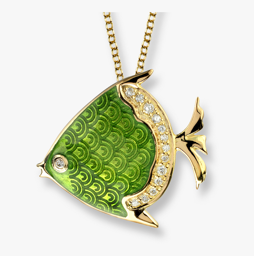 Gold Design Pendant Of Fish, HD Png Download, Free Download