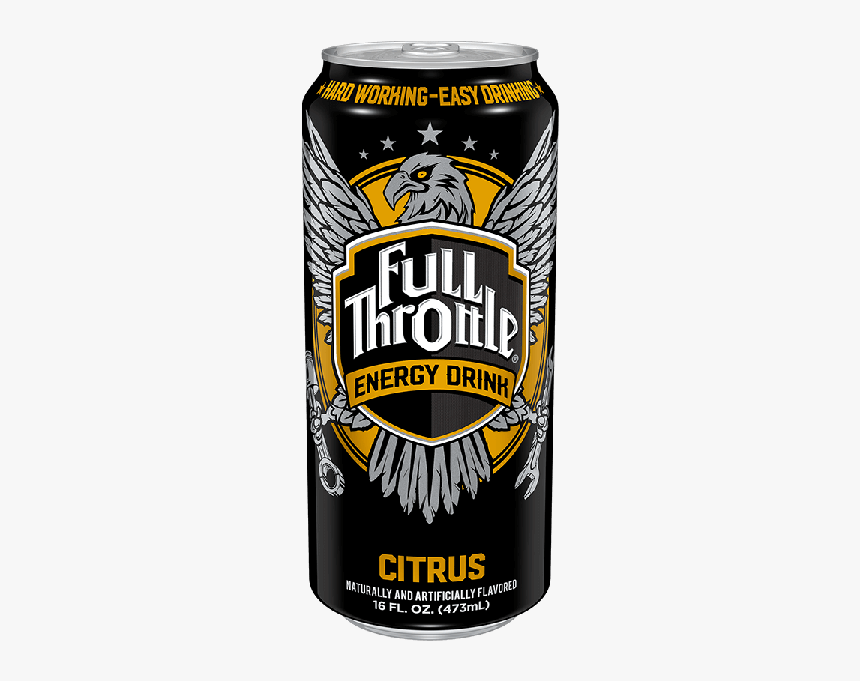 Full Throttle Citrus Energy Drink 16 Oz Cans - Full Throttle Citrus Energy Drink, HD Png Download, Free Download