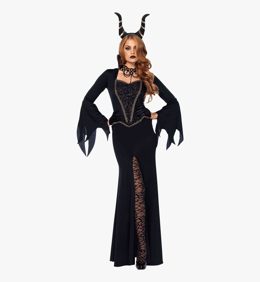 Womens Evil Enchantress Costume - Halloween Maleficent Costume Teen, HD Png Download, Free Download