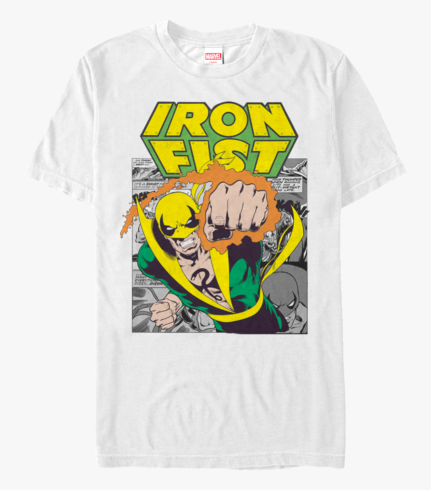 Iron Fist Comic T-shirt - Iron Fist 1975 Comic, HD Png Download, Free Download