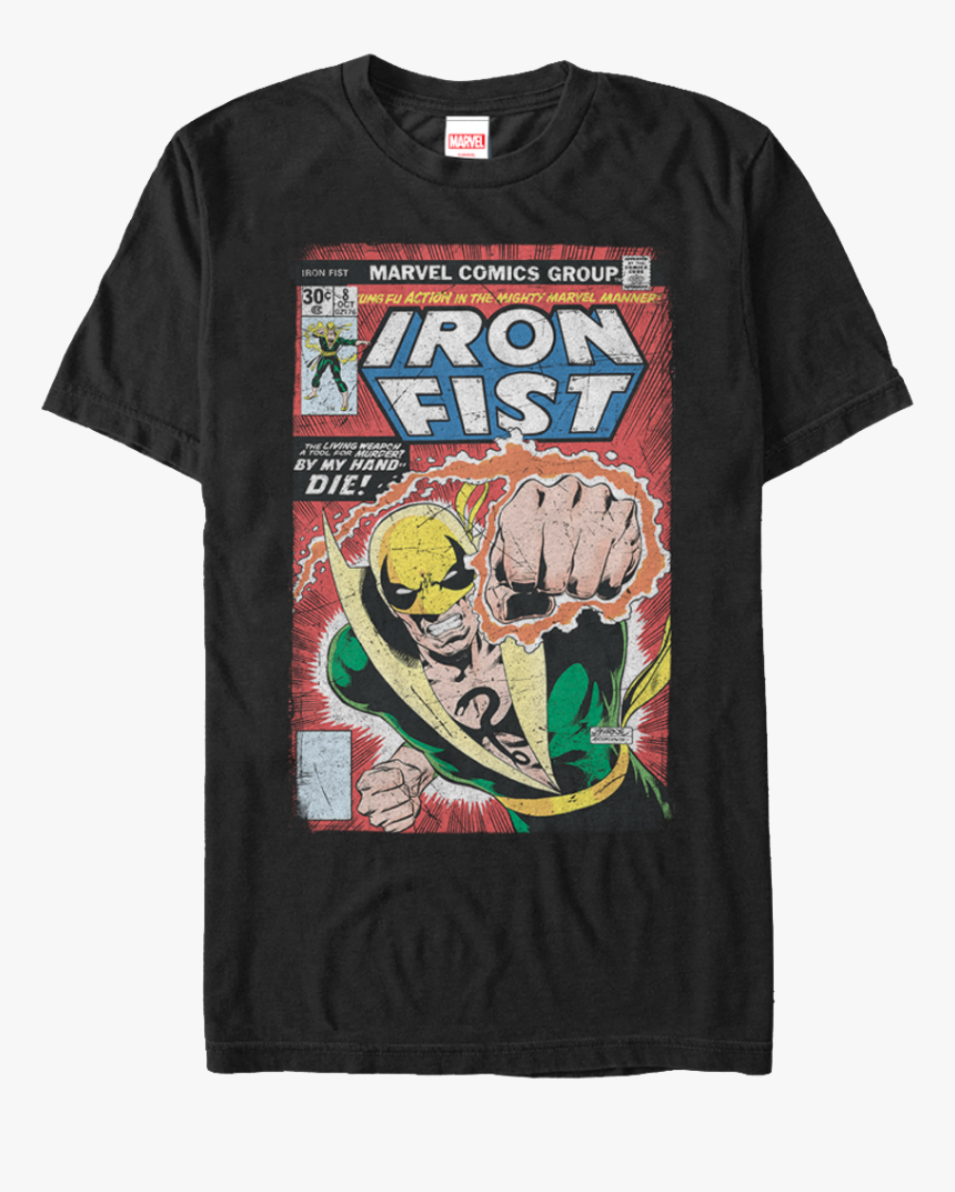 Like Tigers In The Night Iron Fist T-shirt - Original Iron Fist Comic, HD Png Download, Free Download