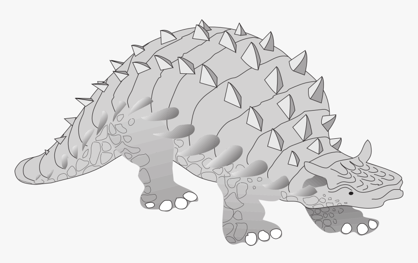 Dinosaur Euoplocephalus Png, Transparent Png, Free Download