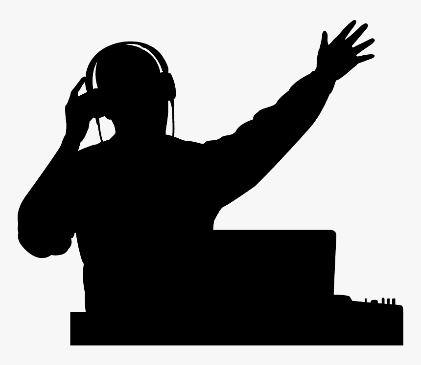 Disc Jockey Png - Dj Silhouette Png, Transparent Png, Free Download