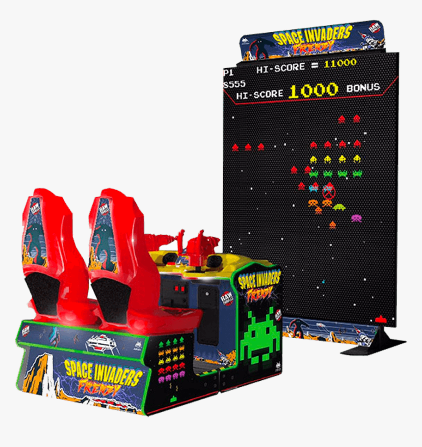 1 Space Invader Image Top - New Space Invaders Arcade Machine, HD Png Download, Free Download