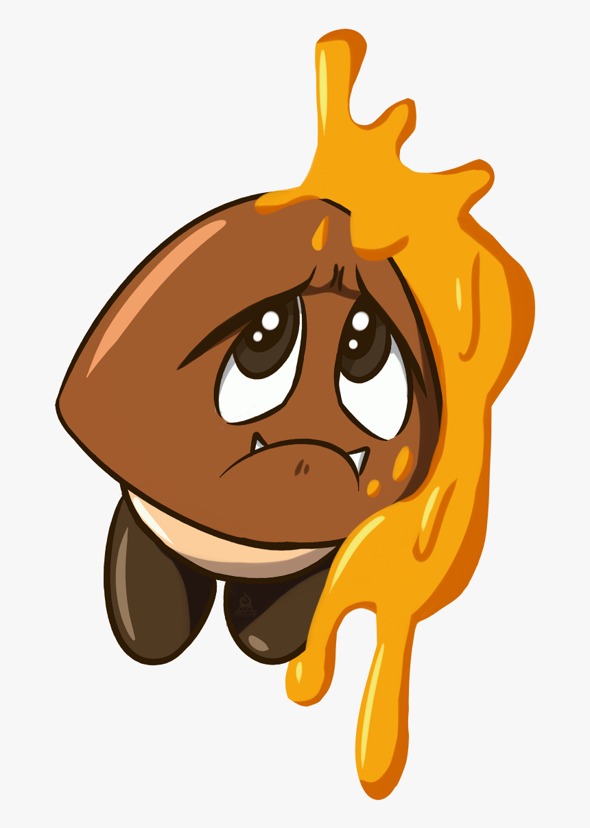 Sad Goomba In Honey - Cartoon, HD Png Download, Free Download