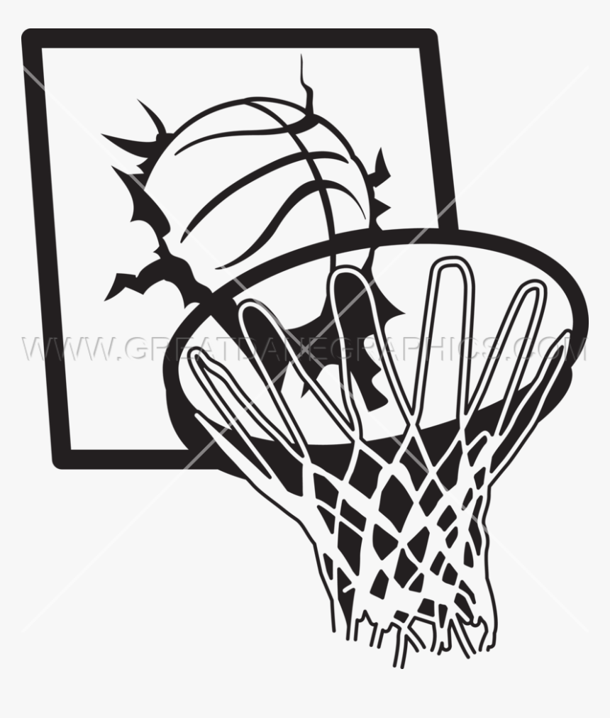 Jpg Transparent Download In Techflourish Collections- - Basketball Rim Black And White Clipart, HD Png Download, Free Download