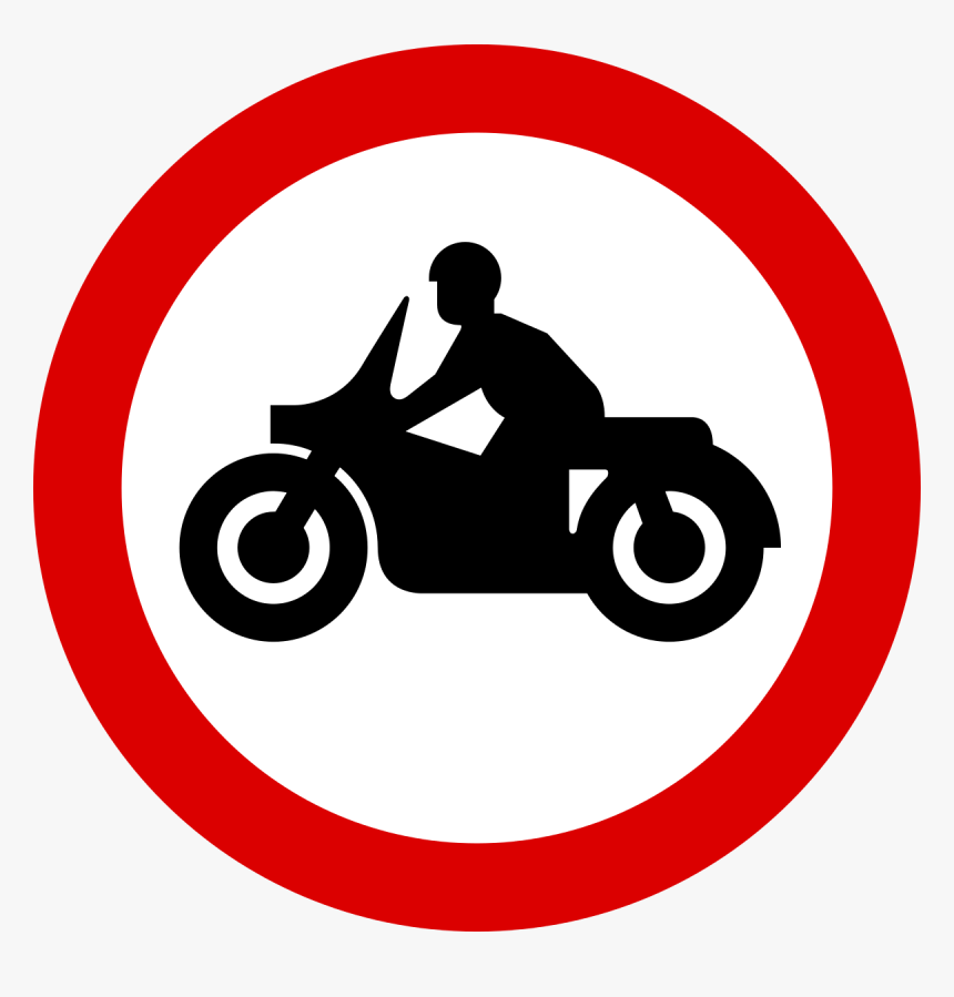 No Motorcycle Sign Uk, HD Png Download, Free Download
