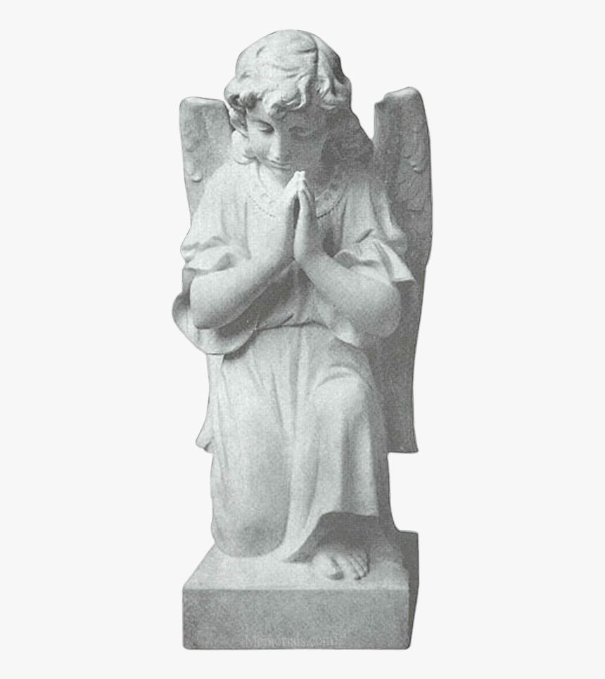 Kneeling Angel Granite Statue - Statue, HD Png Download, Free Download