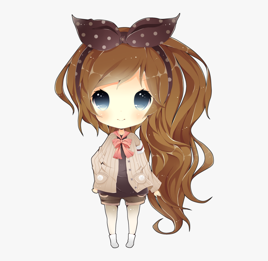 Art Trade With Jellydrop By Eo21 - Chibi Cute Kawaii Girls, HD Png Download, Free Download