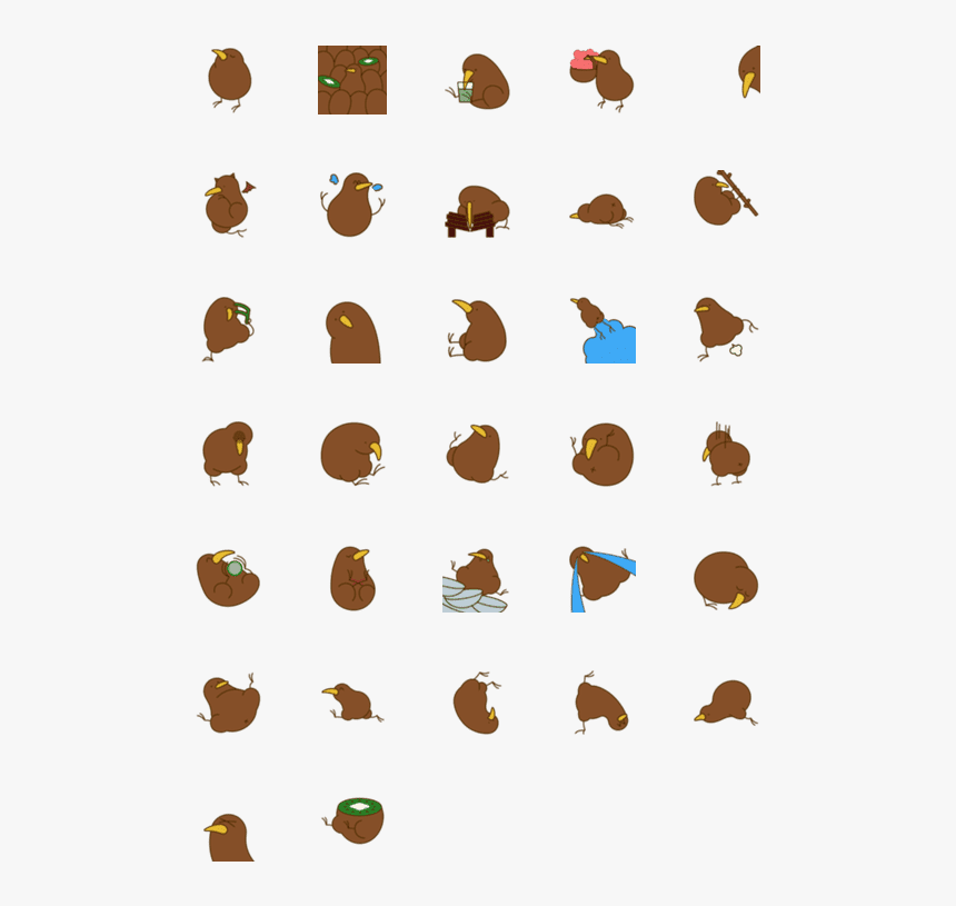 Kiwi Bird Emoji, HD Png Download - kindpng