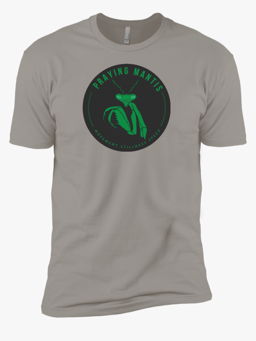 Praying Mantis Premium Short Sleeve T-shirt - Emblem, HD Png Download, Free Download