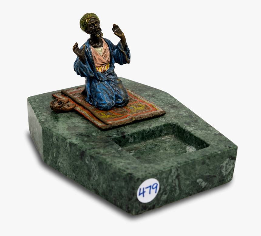 A Bronze Of A Praying North African Man, 12cm Including - Figurine, HD Png Download, Free Download