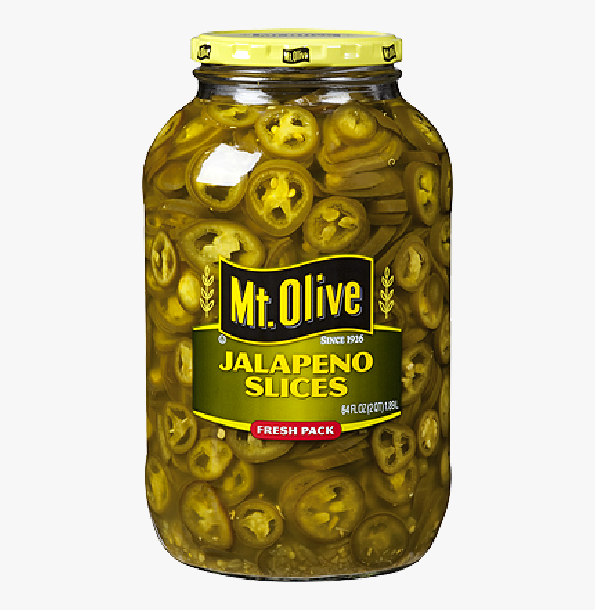 Mt Olive Sliced Jalapenos 1 Gallon - Mt Olive Jalapeno Slices, HD Png Download, Free Download