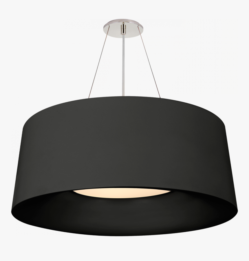 Halo Medium Hanging Shade In Matte Black - Lampshade, HD Png Download, Free Download