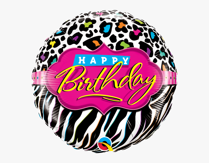 Birthday Leopard Zebra Patterns - Feliz Cumpleaños De Cebra, HD Png Download, Free Download