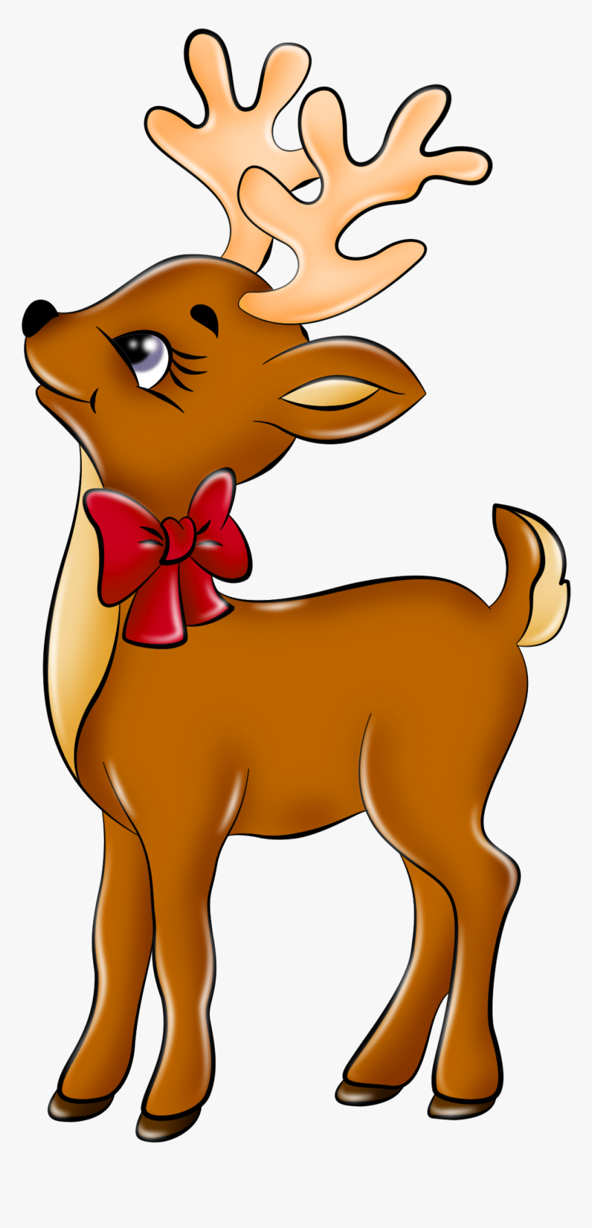 Christmas Reindeer Png File - Christmas Reindeer, Transparent Png, Free Download