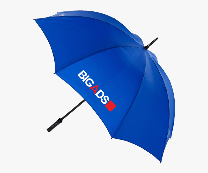 Blue Custom Printed Umbrella - Branded Umbrella Png, Transparent Png, Free Download