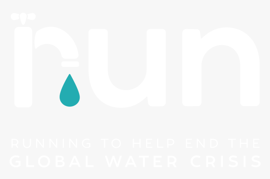 Run Logo With "running To Help End The Global Water - Graphic Design, HD Png Download, Free Download