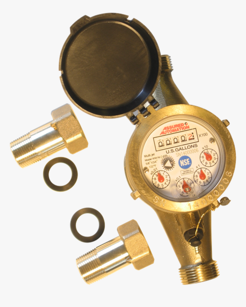 Nsf Approved Lead Free Water Meter - Water Metering, HD Png Download, Free Download