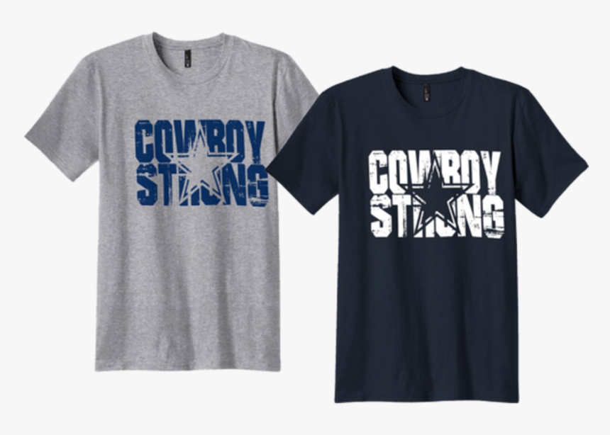 Dallas Cowboys Cowboy Strong Distressed Fan Shirt Athletic - Active Shirt, HD Png Download, Free Download