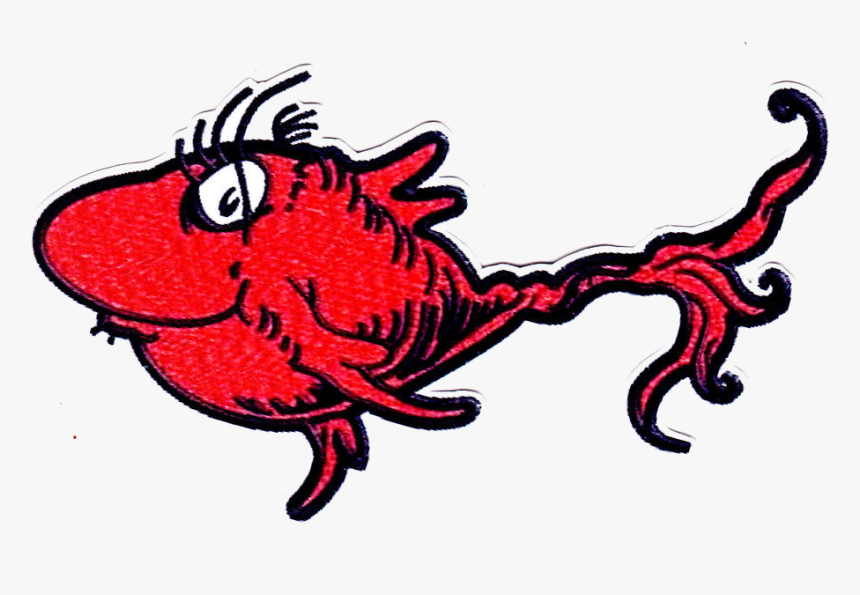 Dr Seuss Characters Fish Clipart At Free For Personal - Red Fish From Dr Seuss, HD Png Download, Free Download