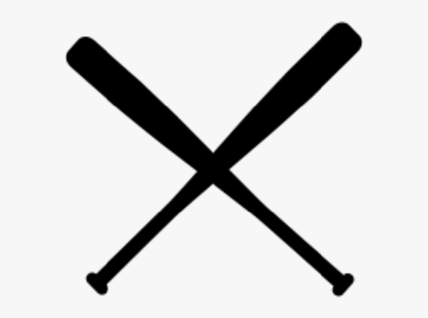 Crossed Baseball Bat Clipart, HD Png Download, Free Download