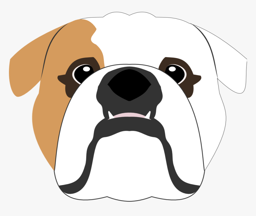 English Bulldog Vector Design - Vector Images English Bulldog, HD Png Download, Free Download