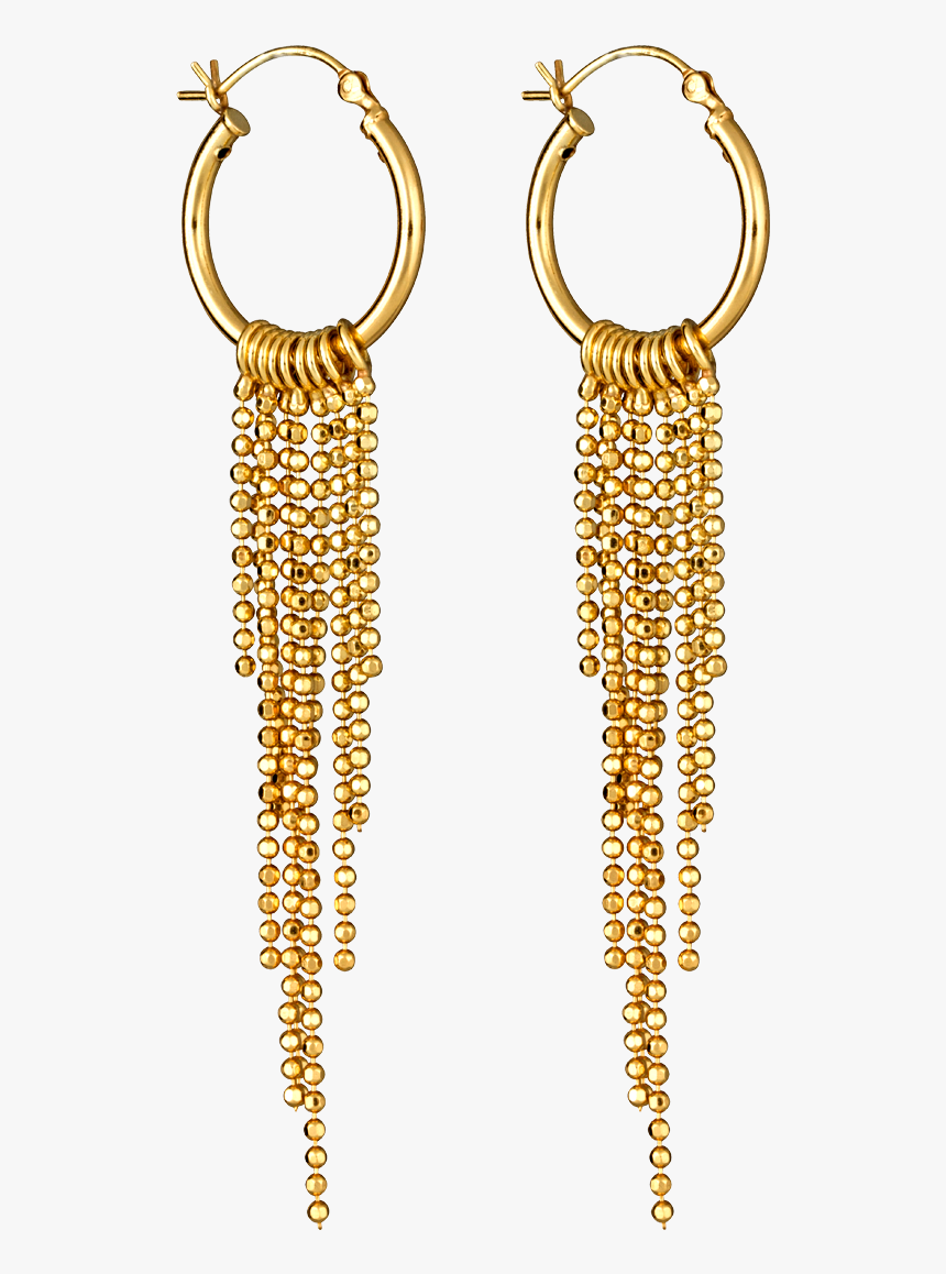 Hoop Earring With Dangle, HD Png Download, Free Download